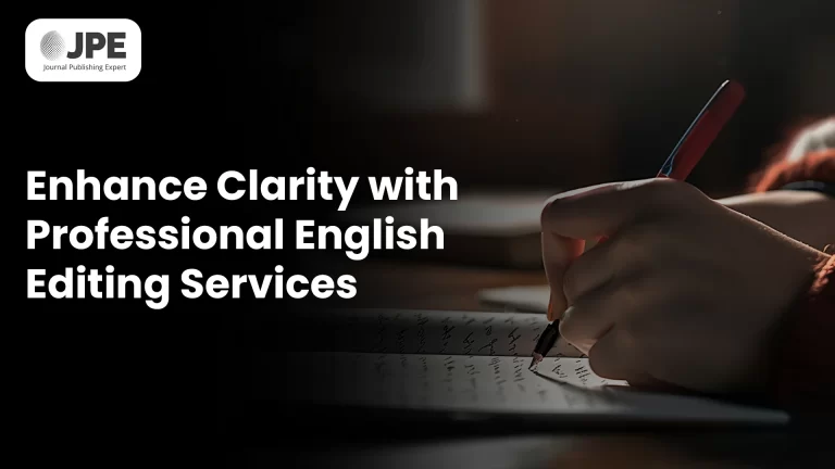 Professional English editing services for clarity and precision