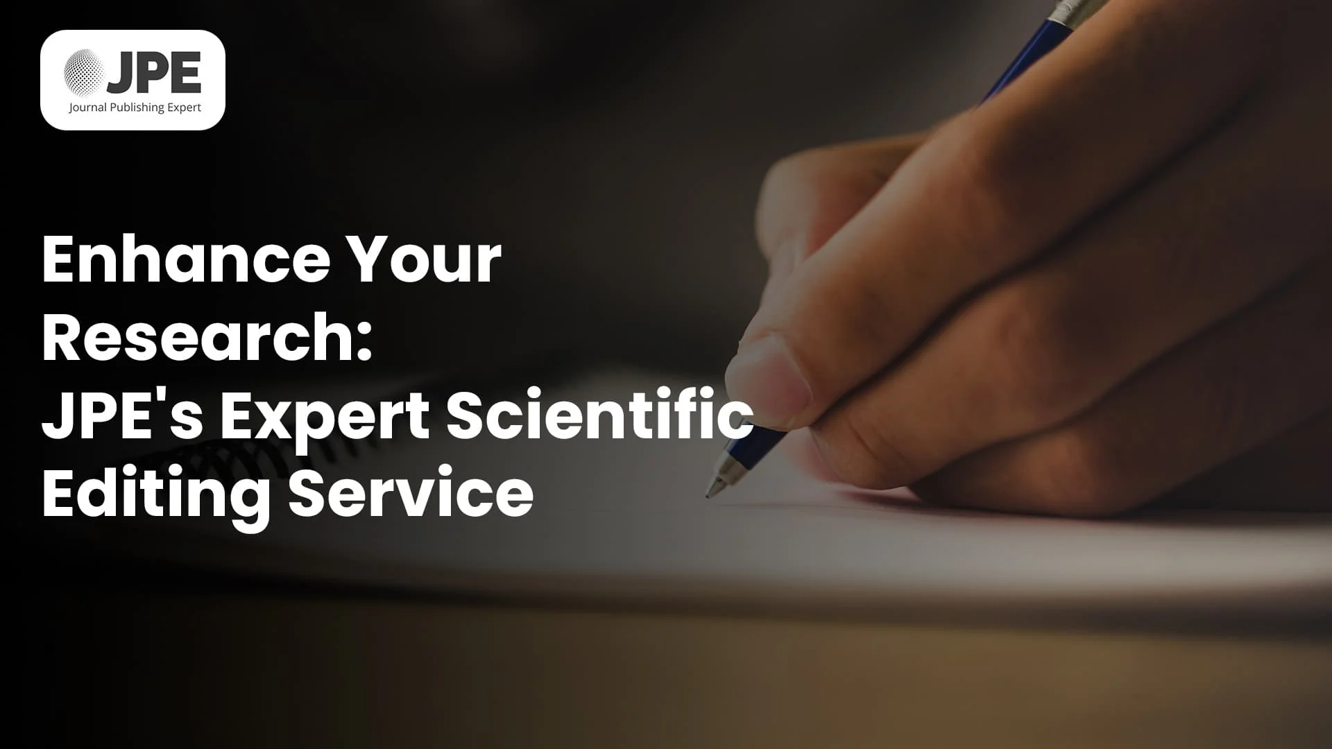 Enhance Your Research with JPE’s Expert Scientific Editing Service