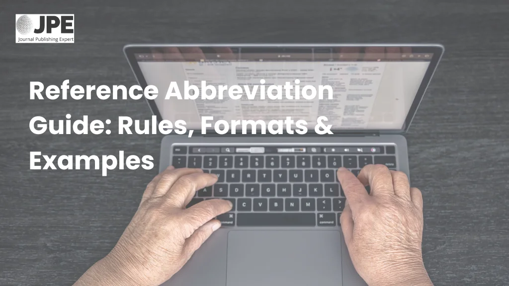 Reference abbreviation Examples